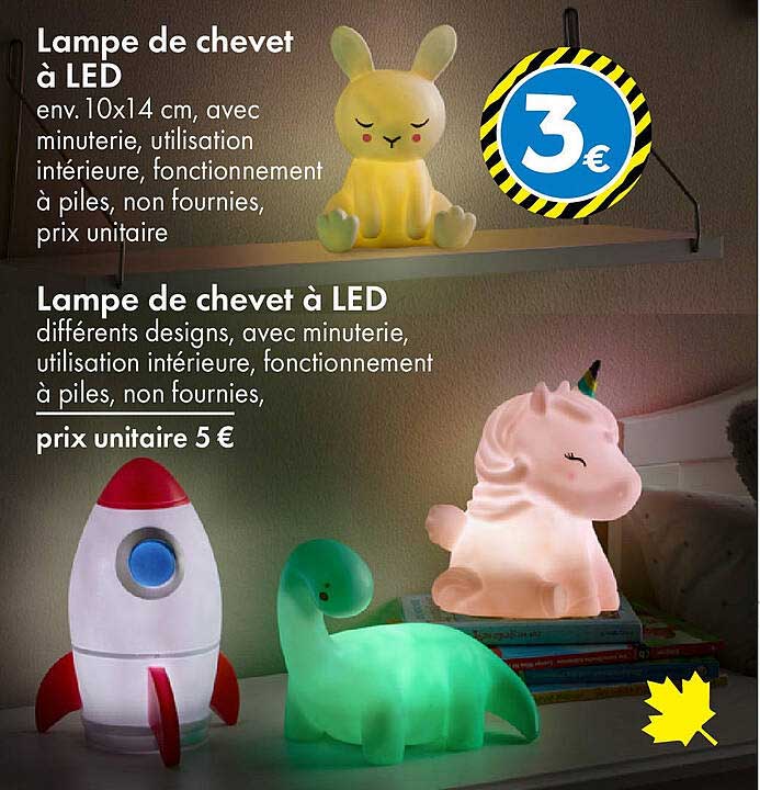 Lampe de chevet à LED