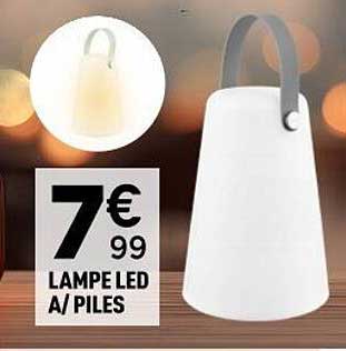 LAMPE LED A/PILES