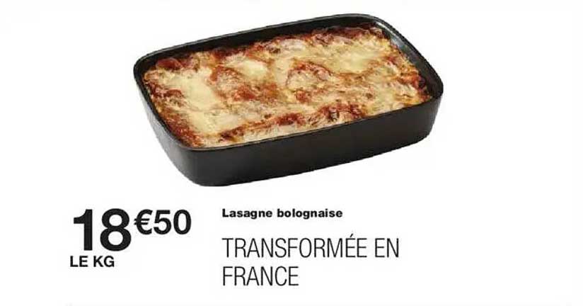 Lasagne bolognaise