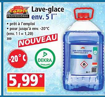 Lave-glace env. 5 l