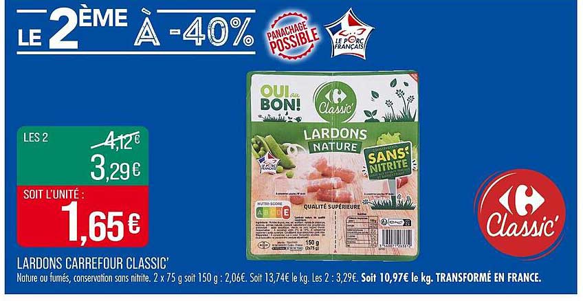 LE 2 ÉMÉ À -40%