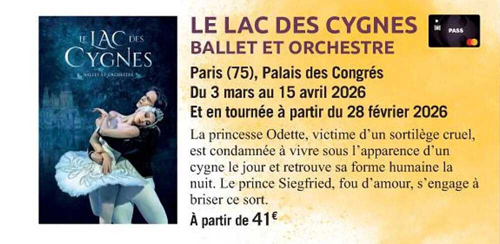 LE LAC DES CYGNES BALLET ET ORCHESTRE