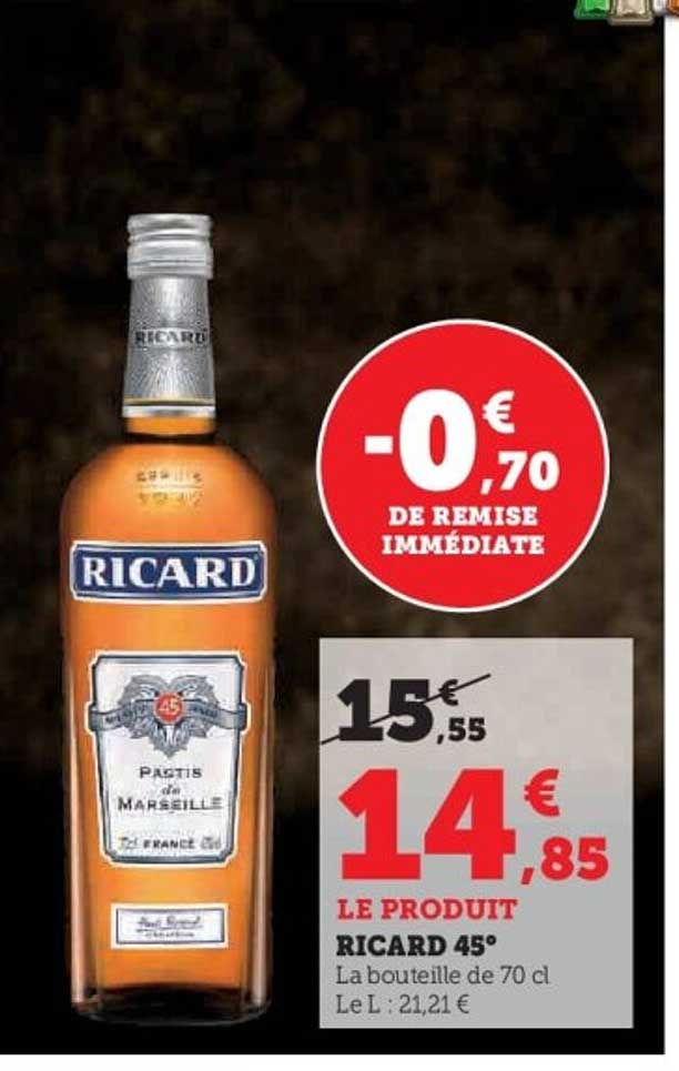 LE PRODUIT RICARD 45°
