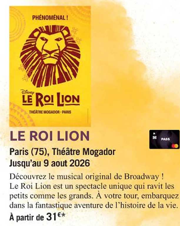 LE ROI LION