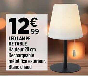 LED LAMPE DE TABLE