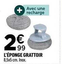 L’ÉPONGE GRATTOIR
