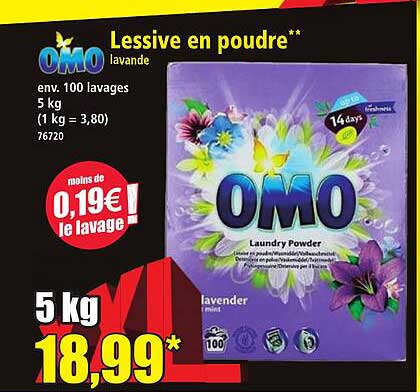Lessive en poudre**