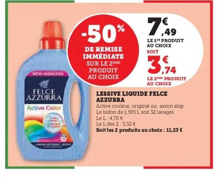 LESSIVE LIQUIDE FELCE AZZURRA