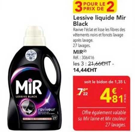 Lessive liquide Mir Black