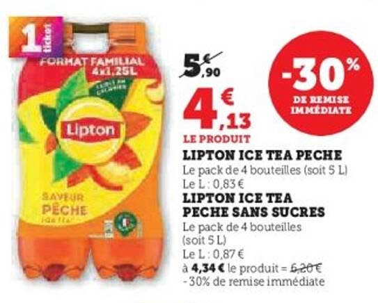 Lipton Ice Tea Pêche