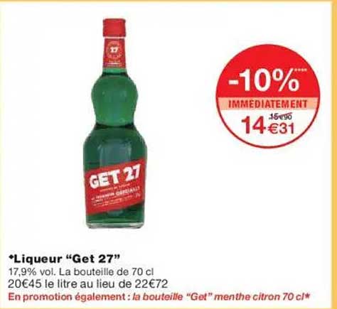 Liqueur "Get 27"