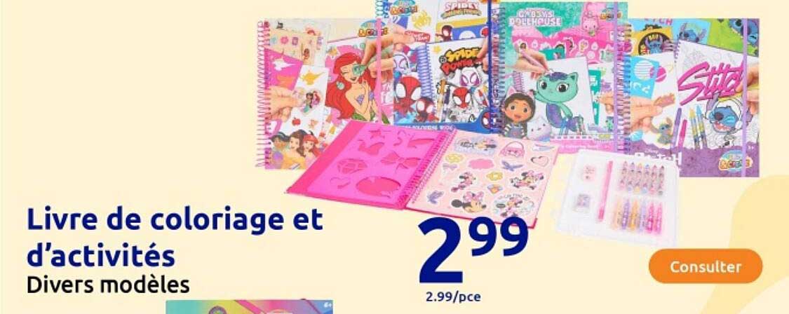 Livre de coloriage et d’activités