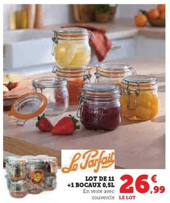 LOT DE 11 +1 BOCAUX 0,5L