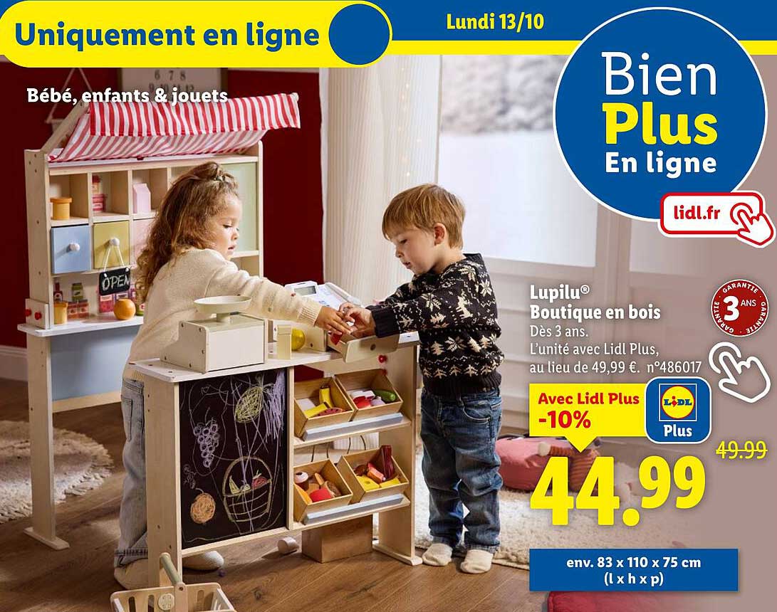 Lupilu® Boutique en bois