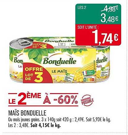 MAÏS BONDUELLE