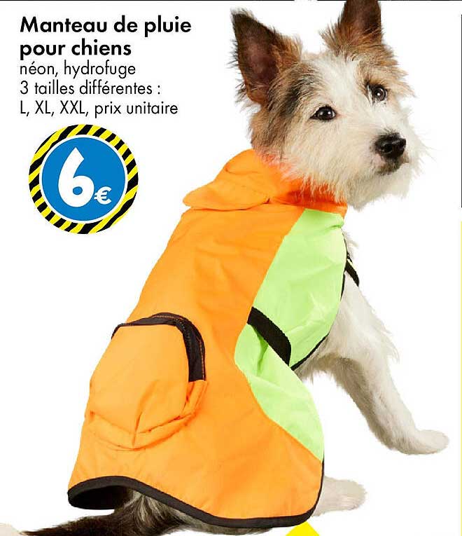 Manteau de pluie pour chiens