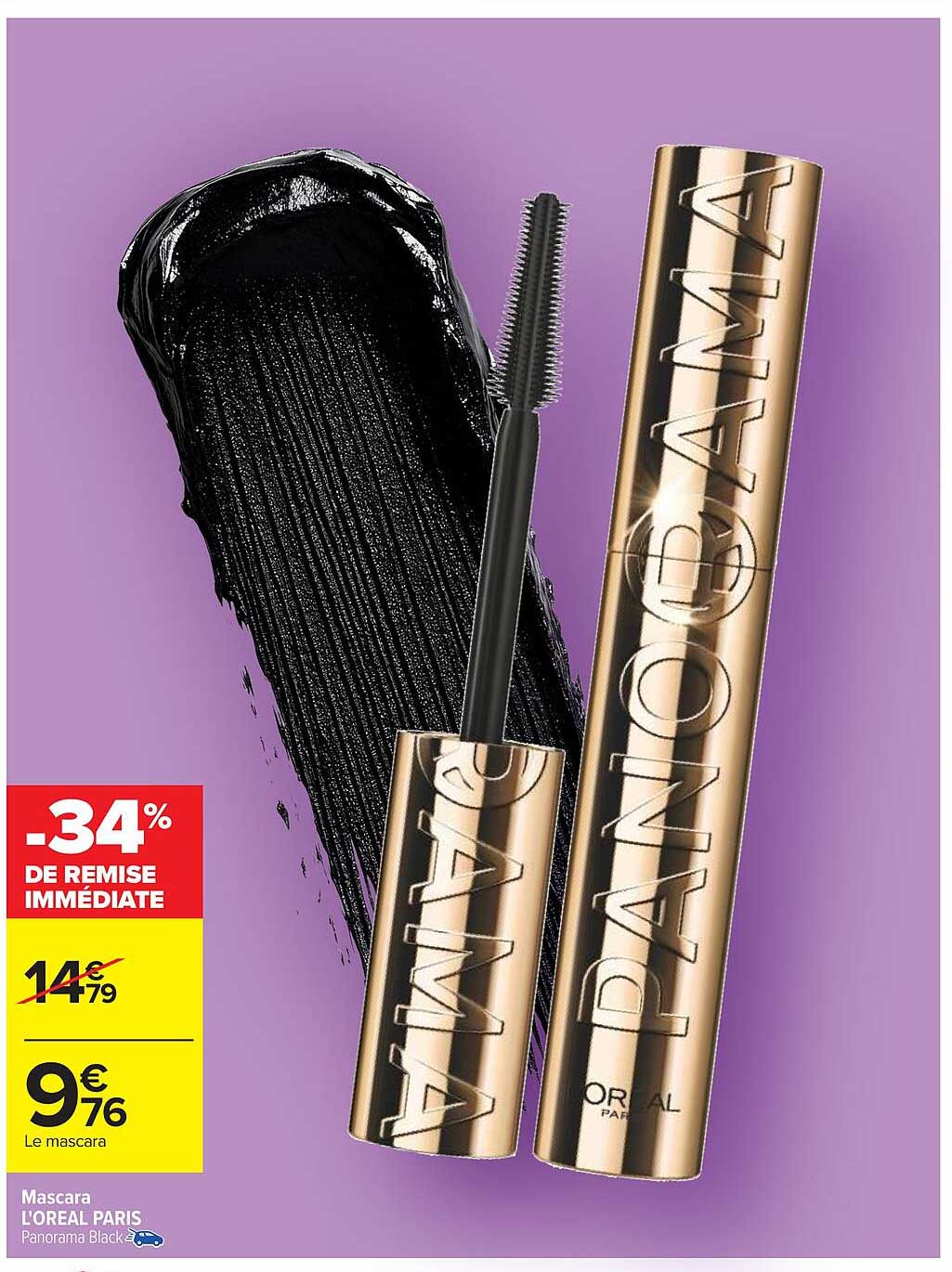 Mascara L'ORÉAL PARIS Panorama Black