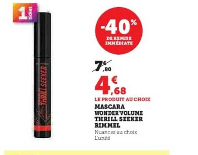 MAScara Wonder’Volume Thrill Seeker Rimmel