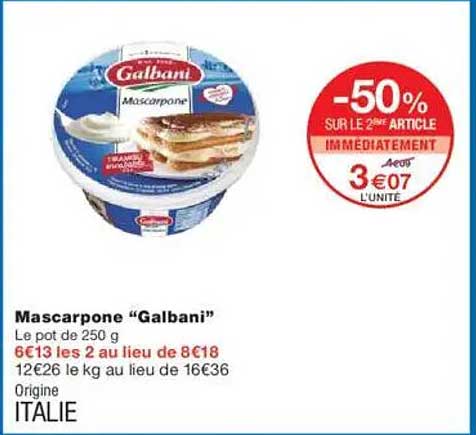 Mascarpone "Galbani"