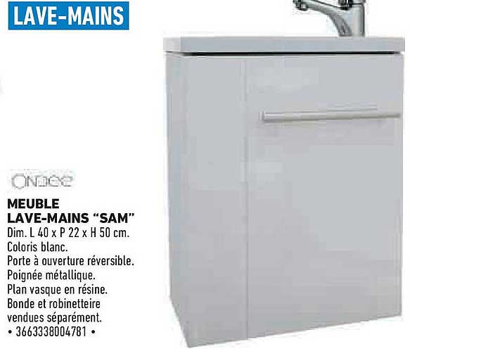 MEUBLE LAVE-MAINS “SAM”