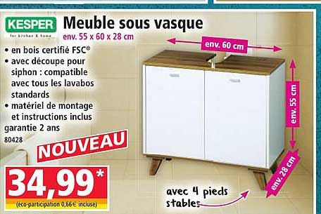 Meuble sous vasque