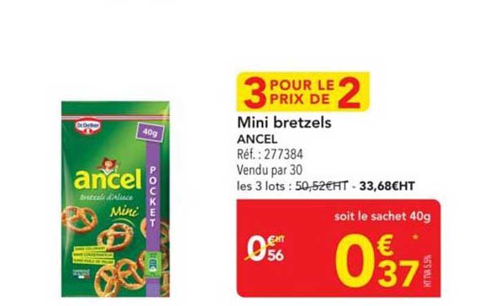 Mini bretzels ANCEL