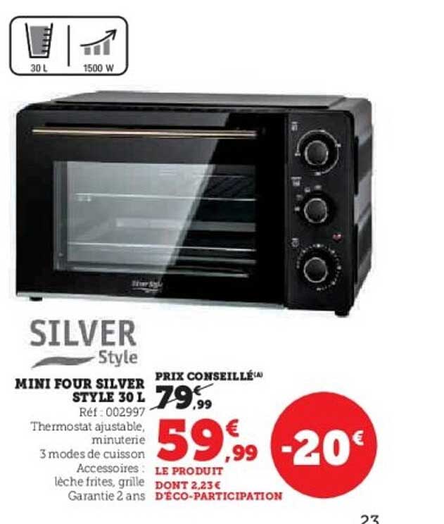 MINI FOUR SILVER STYLE 30 L