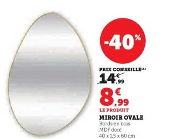 MIROIR OVALE