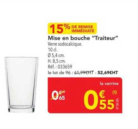Mise en bouche "Traiteur"