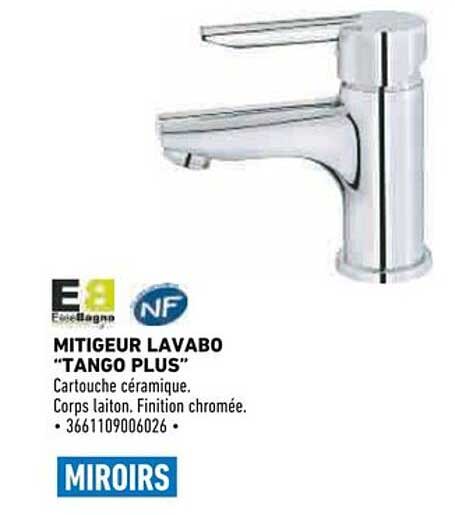 MITIGEUR LAVABO "TANGO PLUS"