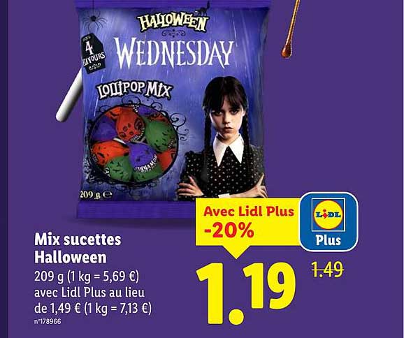 Mix sucettes Halloween