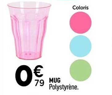 MUG Polystyrène
