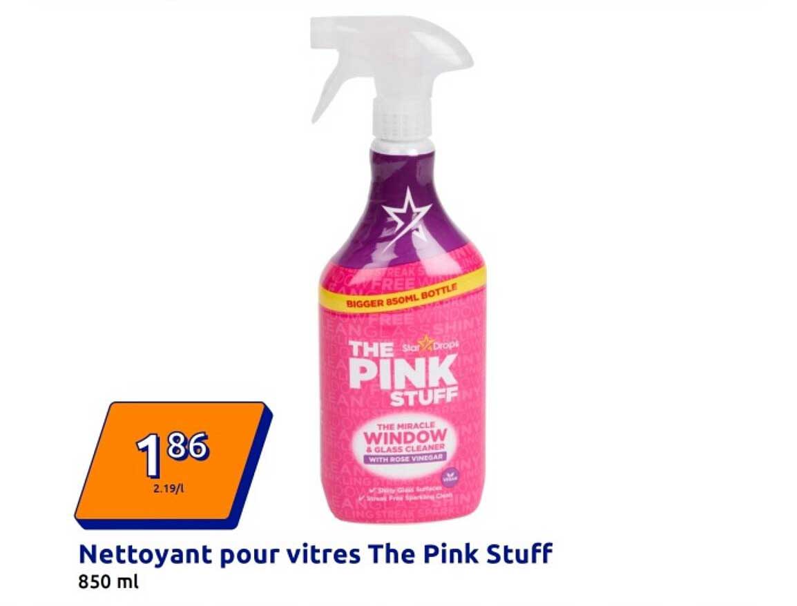 Nettoyant pour vitres The Pink Stuff 850 ml