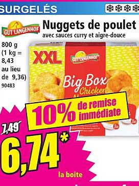 Nuggets de poulet