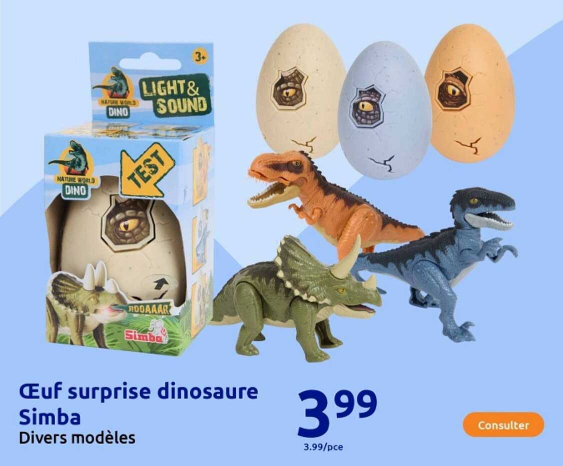 Œuf surprise dinosaure Simba