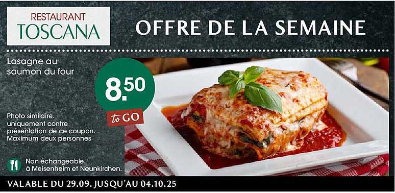 OFFRE DE LA SEMAINE