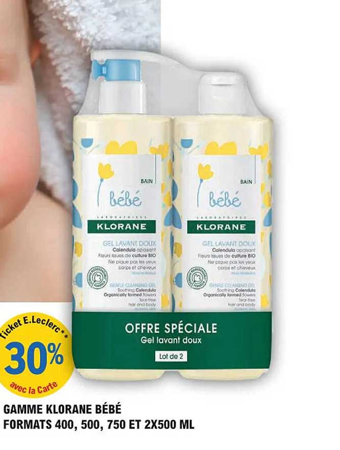 OFFRE SPÉCIALE Gel lavant doux