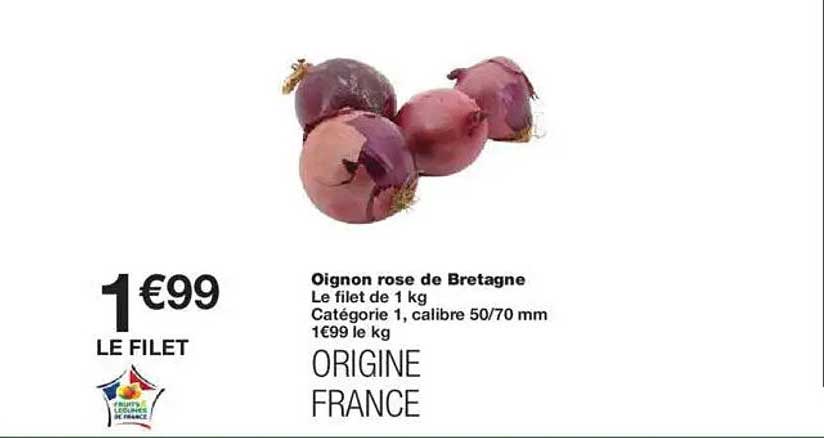 Oignon rose de Bretagne