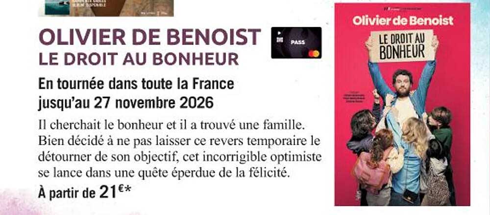 OLIVIER DE BENOIST LE DROIT AU BONHEUR
