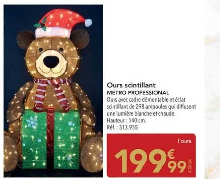 Ours scintillant