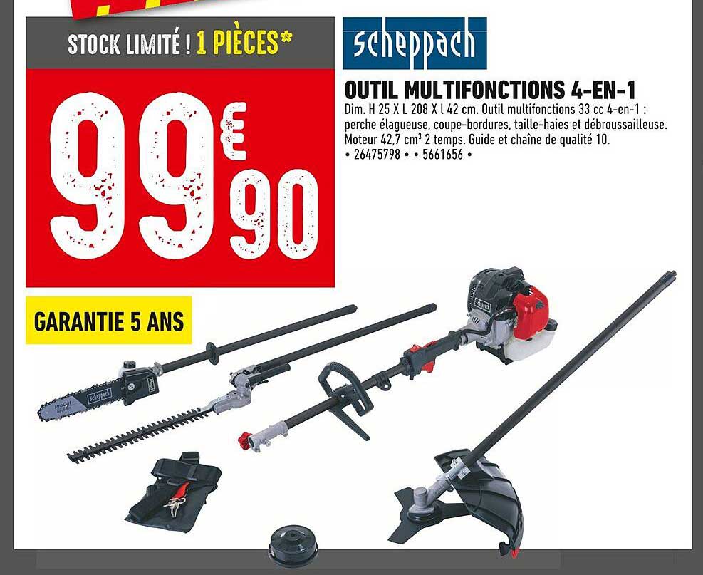 OUTIL MULTIFONCTIONS 4-EN-1