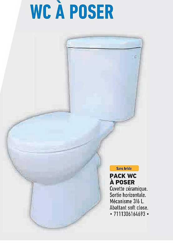 PACK WC À POSER