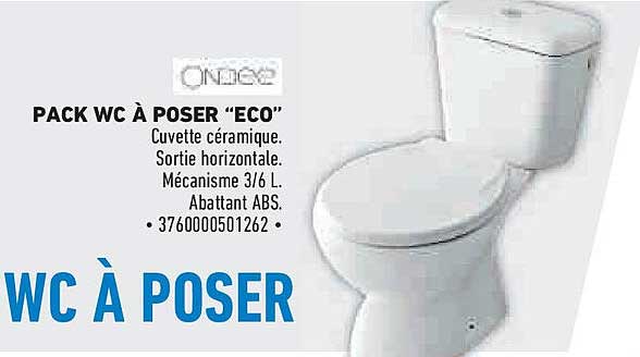PACK WC À POSER “ECO”