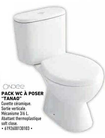 PACK WC À POSER "TANAO"