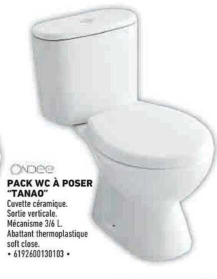 PACK WC À POSER “TANAO”