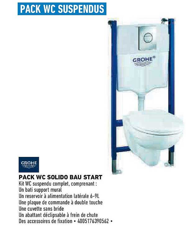 PACK WC SUSPENDUS