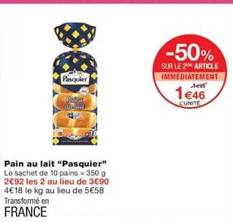 Pain au lait "Pasquier"