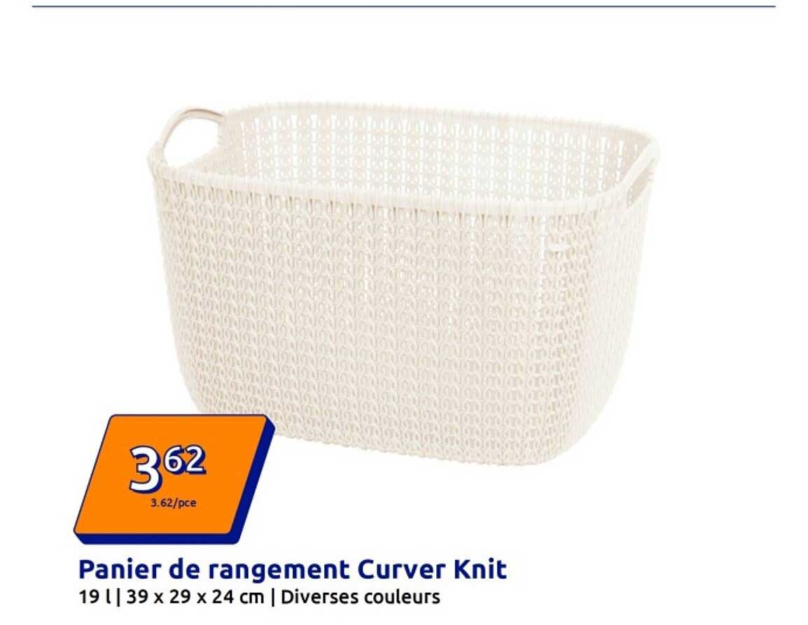 Panier de rangement Curver Knit