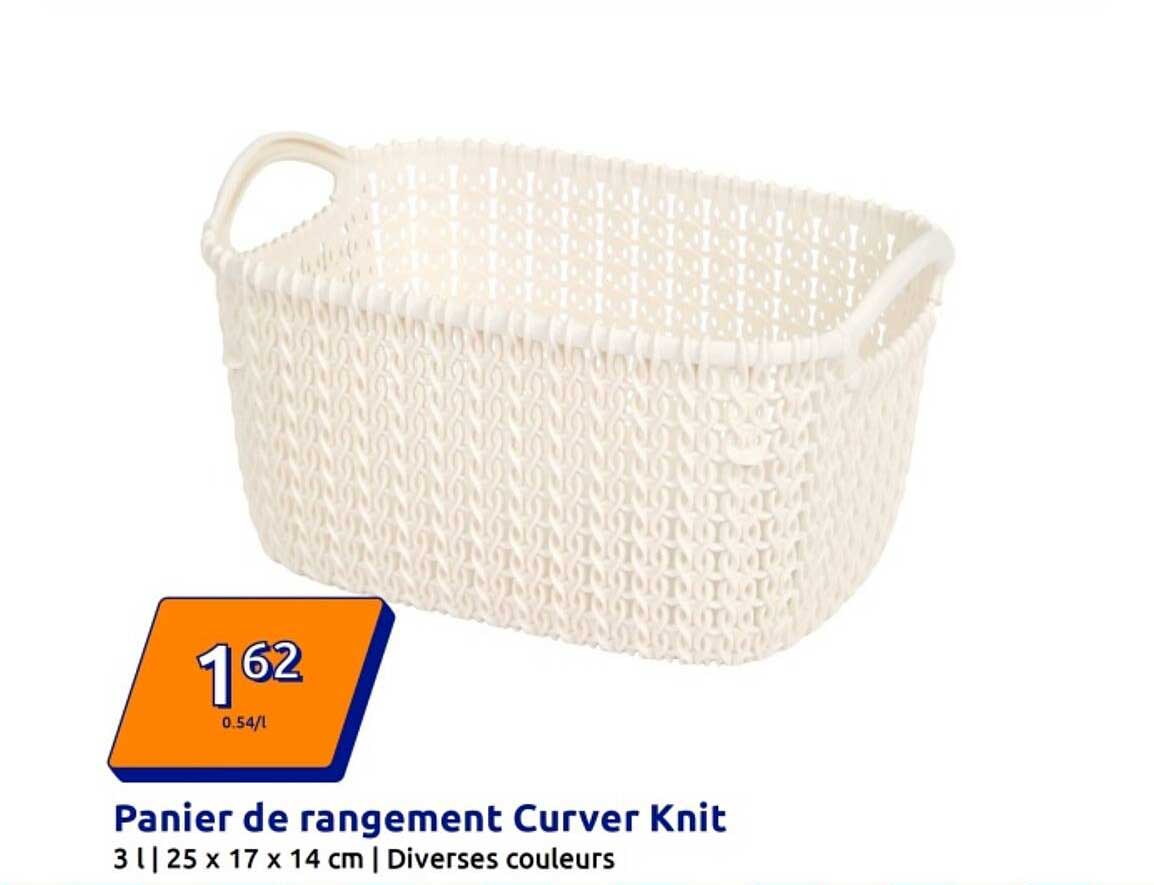 Panier de rangement Curver Knit