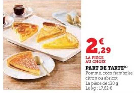 PART DE TARTE